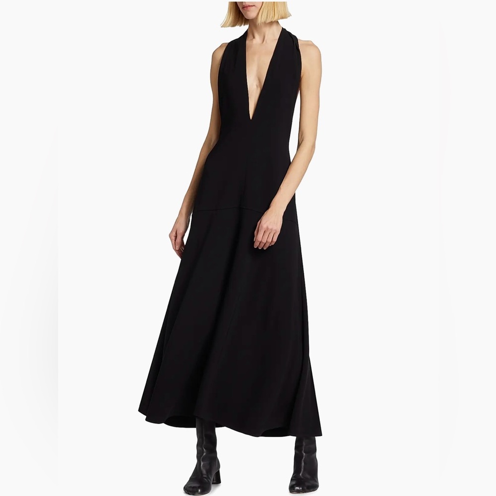 Proenza Schouler Black Backless Dress